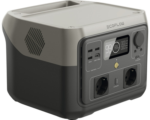 EcoFlow Powerstation mit verschiedenen Anschlüssen