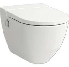 Dusch-WC Set LAUFEN Cleanet Navia Tiefspüler ohne Spülrand weiß matt mit Beschichtung und WC-Sitz H8206017570001-thumb-0
