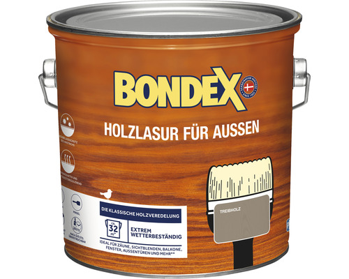 bondex Holzlasur treibholz 2,5 l