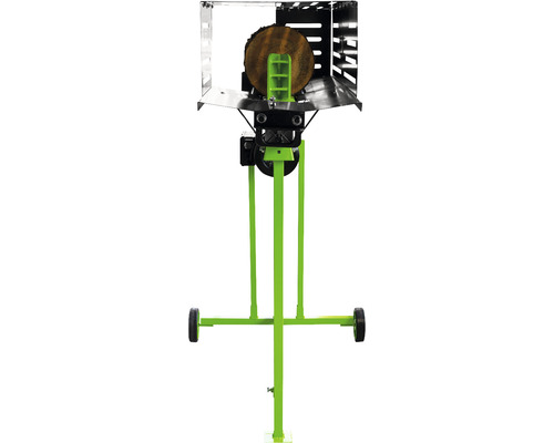 Holzspalter mit Holz