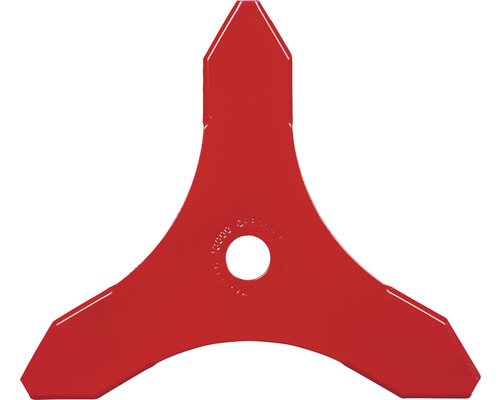 3-Zahn Dickichtmesser Oregon 255 mm x 3,0 mm für Freischneider mit gerader Welle Dreizack-Messer für Rasentrimmer