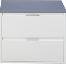 Waschtischunterschrank mit zwei Schubladen und Ablage