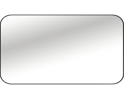 Rahmenspiegel Cordia TENDER LINE BACKLIGHT LED 80 x 120 cm schwarz matt IP 44