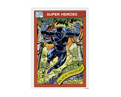 Leinwandbild Superheroes Black Panther 50x70 cm