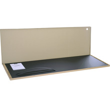 PICCANTE Küchenarbeitsplatte 0190 Schwarz Antifingerprint 3-seitig bekantet, inkl. 2 zusätzlicher Dekorkanten, kartonverpackt 2460x635x30 mm-thumb-1