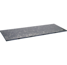 PICCANTE Küchenarbeitsplatte K370 Noir Deluxe 3-seitig bekantet, inkl. 2 zusätzlicher Dekorkanten, kartonverpackt 1860x635x30 mm-thumb-0