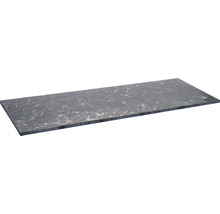PICCANTE Küchenarbeitsplatte K370 Noir Deluxe 3-seitig bekantet, inkl. 2 zusätzlicher Dekorkanten, kartonverpackt 2460x635x30 mm-thumb-0