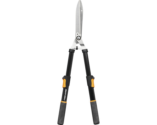 Heckenschere mit Stahlklingen und Kunststoffgriffen