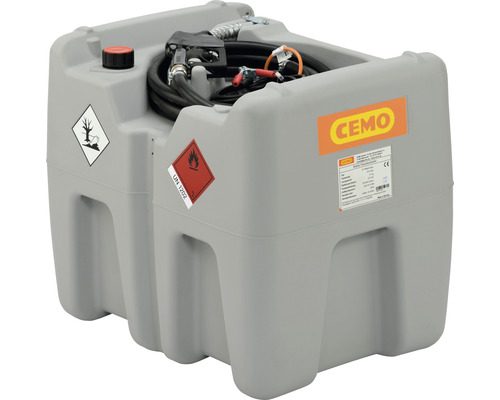 Diesel Mobile Tankanlage CEMO  Easy 210 L mit E-Pumpe 12V mit Batterieklemmen