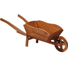 Holzschubkarre für den Gartentransport