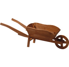 Holzschubkarre für den Gartentransport