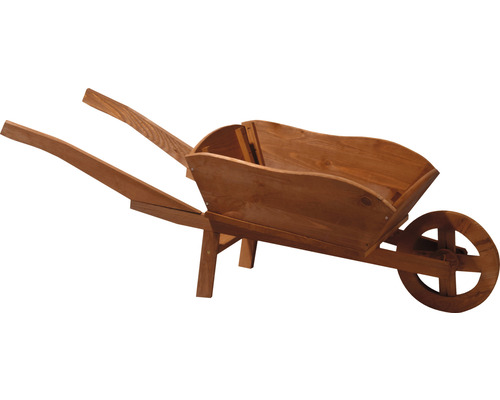 Holzschubkarre für den Gartentransport