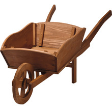 Holzschubkarre für den Garten