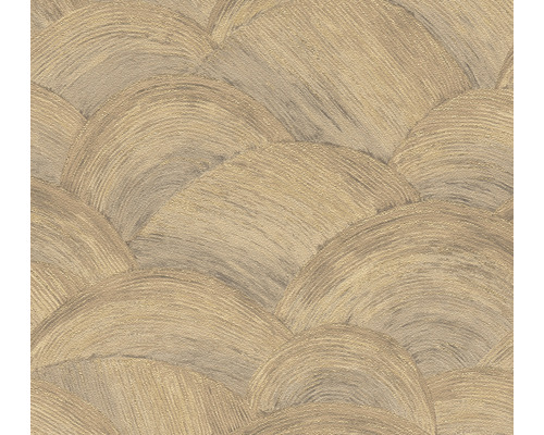 Vliestapete 39105-4 Metropolitan Stories 3 abstrakt beige Tapete mit Halbkreis Muster