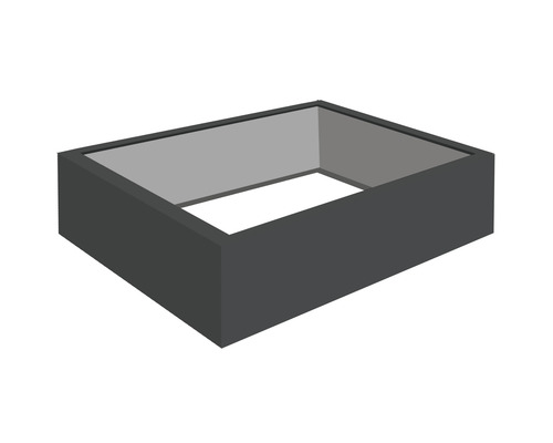 Pflanzrahmen Palatino Carlotta Metall 100 x 40 x 25 cm anthrazit Rechteckiger Rahmen für ein Hochbeet