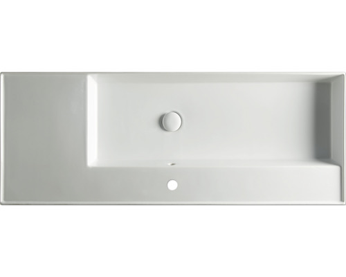 Keramikwaschtisch mit Überlauf und Hahnloch