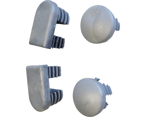 Kunststoff-Rohrabschlüsse in runder und eckiger Ausführung