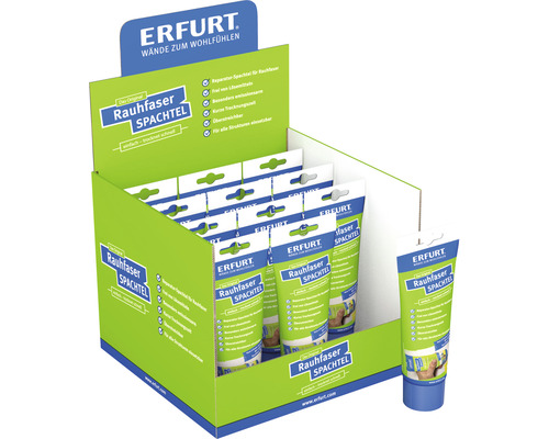 Erfurt Rauhfaser Spachtel Display mit mehreren Tuben Füllspachtel