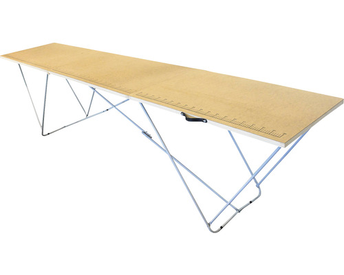 Liebe Handarbeit Miniatur Tapeziertisch 1:12 – Klappbar, Aus Ahornholz, Für Puppenhaus (26 Cm Länge)