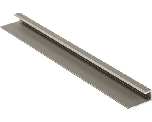 Aluminium U-Profil titan matt 2600 x 18 x 6 x 5,5 mm Aluminium Kantenschutzprofil