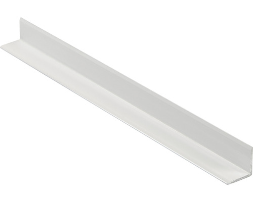 Aluminium L-Profil weiß glänzend 12x12x2600 mm