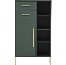 Highboard Möbelpartner Kent BxHxT 67.1x117.4x33.1 cm waldgrün