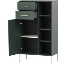 Highboard Möbelpartner Kent BxHxT 67.1x117.4x33.1 cm waldgrün