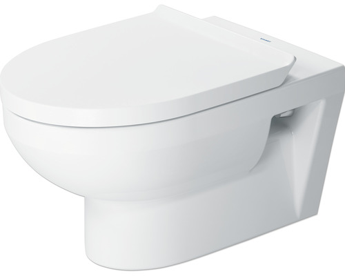 DURAVIT Wand-WC Set DuraStyle Tiefspüler offener Spülrand weiß glänzend mit WC-Sitz 45620900A1