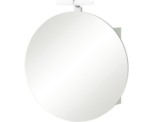 Spiegelschrank Möbelpartner Bjarne 65 x 15,7 x 68,3 cm pistazie 1-türig LED