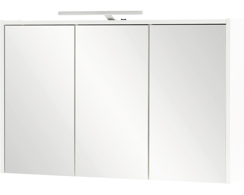 Spiegelschrank mit drei Türen und Beleuchtung
