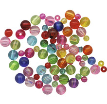Schmuck-Perlen 6-10 mm 25g transparent