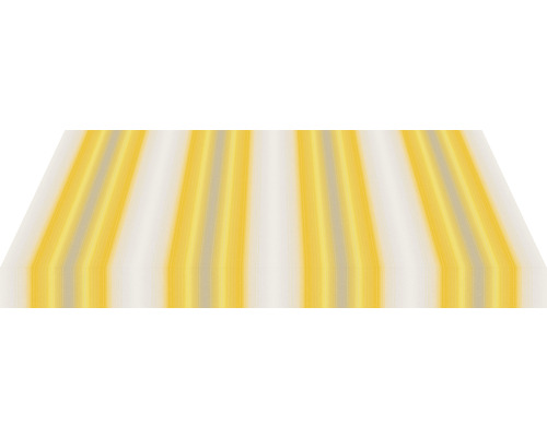 Gelb gestreifte Markise