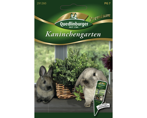 Kaninchengarten Grünpflanzen und Kräutersamen 10 g ca. 1 m² Spezielle Grünfuttermischung für Hauskaninchen