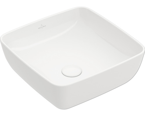 Villeroy & Boch Aufsatzwaschbecken Artis 41cm quadratisch weiß 41784101 Aufsatzwaschbecken mit quadratischer Form