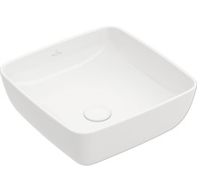 Villeroy & Boch Aufsatzwaschbecken Artis 41 cm quadratisch stone weiß mit Beschichtung 417841RW
