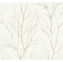 Vliestapete 37260-3 Attractive 2 Äste beige-gold glänzend-thumb-0 Vliestapete 37260-3 Attractive 2 Äste beige-gold glänzend-thumb-0