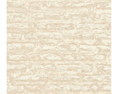 Vliestapete 39027-2 Attractive 2 Steinwand beige-weiß-0