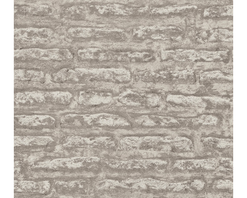 Vliestapete 39027-4 Attractive 2 Steinwand grau-braun Tapete mit Steinmauer-Motiv