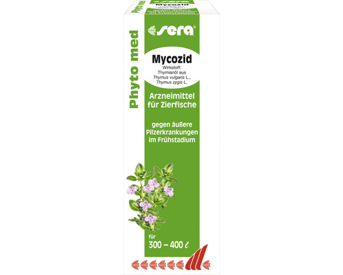 Arzneimittel sera Phyto med Mycozid 30 ml Sera Mycozid Arzneimittel für Zierfische gegen Pilzerkrankungen