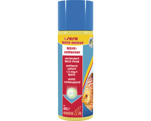 Wasseraufbereiter sera Nitrit-minus 100 ml Nitritentferner, für bis zu 400 l Wasseraufbereiter sera Nitrit-minus 100 ml Nitritentferner, für bis zu 400 l