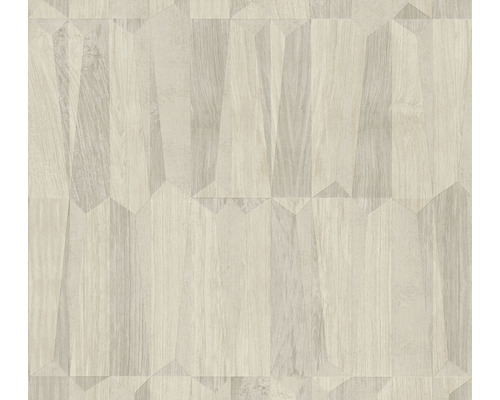 Vliestapete 38743-1 Nara Holzoptik cremebeige Dekoratives Muster mit Holzoptik für Wand- und Bodenbeläge