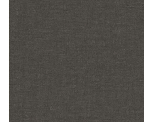 Vliestapete 38745-3 Nara Uni Leinenoptik schwarz Textiltapete mit Leinwandstruktur