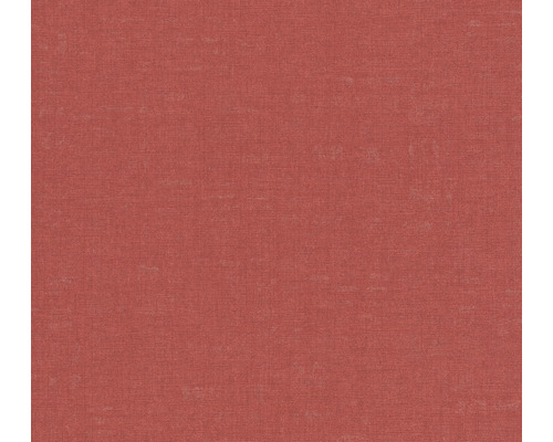 Vliestapete 38746-2 Nara Uni Leinenoptik rot Nahaufnahme einer Textiltapete