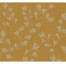 Vliestapete 38747-1 Nara Blätterranke gelbgold-thumb-0
