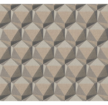 Geometrisches Tapetenmuster mit dreidimensionaler Optik