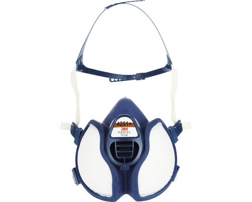 Atemschutzmaske für Farbspritz-, Farbstreich- und Maschinenschleifarbeiten 3M™ FFA1P2R D, Schutzstufe A1P2
