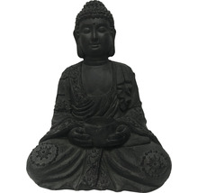 Buddha Figur im Lotussitz als Gartendekoration