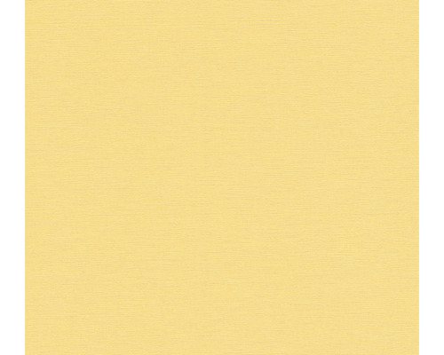 Vliestapete 38903-6 Aquarell Dreams Uni Textilstruktur gelb Helle Tapete mit feiner Struktur