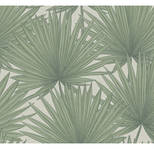 Vliestapete 39090-1 Antigua Palmenblätter grün-weiß-thumb-0