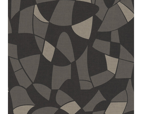 Vliestapete 39093-4 Antigua geometrisches Muster schwarz
